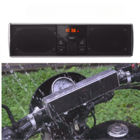 Altavoz Moto Con Soporte De Manillar — Ideal Para Tus Trayectos Con Música 