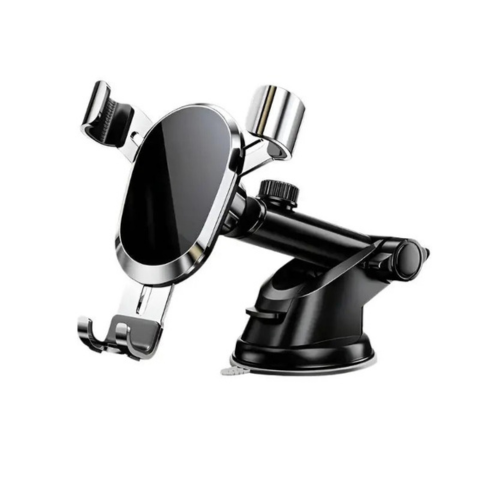 Supporto per Telefono Auto Regolabile — Installazione Facile e Stabile 