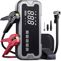 Arrancador de Auto Portátil — Multifuncional con Compresor 