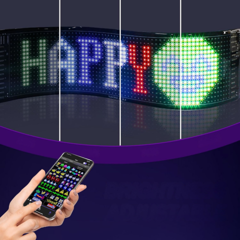 Programozható LED Panel Autóhoz — Modern Kommunikáció és Stílus 