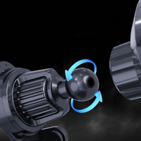 Biltelefonstöd – Trådlös laddning och LED-belysning 