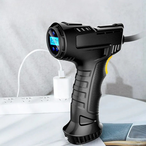 Portable Air Compressor — Intelligent Inflator With LCD Screen 