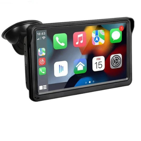 Multimedia-system för bil — CarPlay & Android Auto utan tråd 