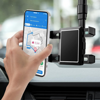 Soporte Teléfono Coche — Fijación en Espejo Retrovisor y Ajustable 