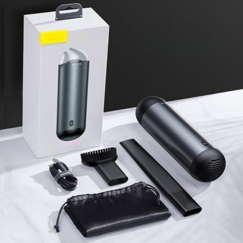 مُكنسة كهربائية محمولة قابلة للشحن — تنظيف سريع وفعال 