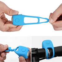 Mini Klaxon na rower – Wielokrotne dźwięki i wodoodporny design 