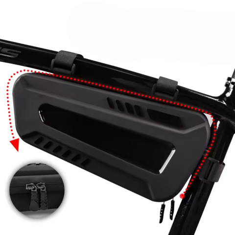 Rigid Waterproof Handlebar Bag — Practical Storage for Bicycle 