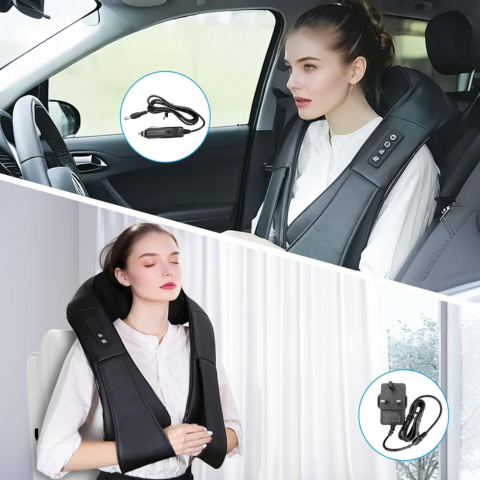 جهاز تدليك ساخن — استرخاء للرقبة والظهر والكتفين 