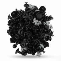 Clips De Fixation Automobile — Attaches Universelles En Plastique