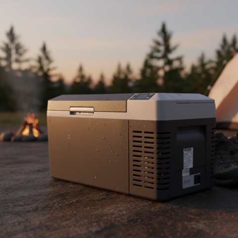 ثلاجة صغيرة محمولة — تبريد سريع وصامت للسفر 