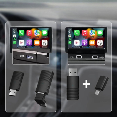 Draadloze CarPlay-adapter – Automatische verbinding voor OEM-systemen 
