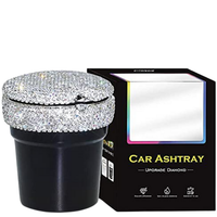 Brilantní mini popelník do auta - elegantní design a kouřotěsný uzávěr