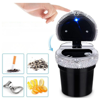 Brilantní mini popelník do auta - elegantní design a kouřotěsný uzávěr