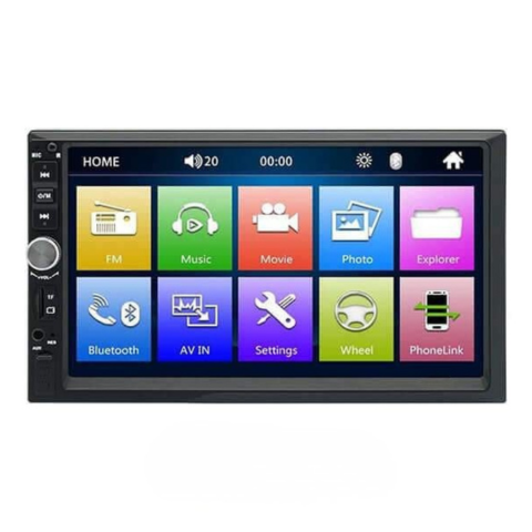 Sistema Multimediale Auto — Schermo Double Din & Riproduzione Video HD 