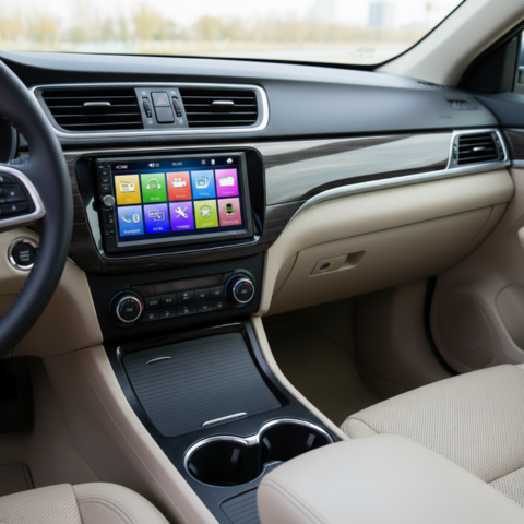 Sistema Multimediale Auto — Schermo Double Din & Riproduzione Video HD 