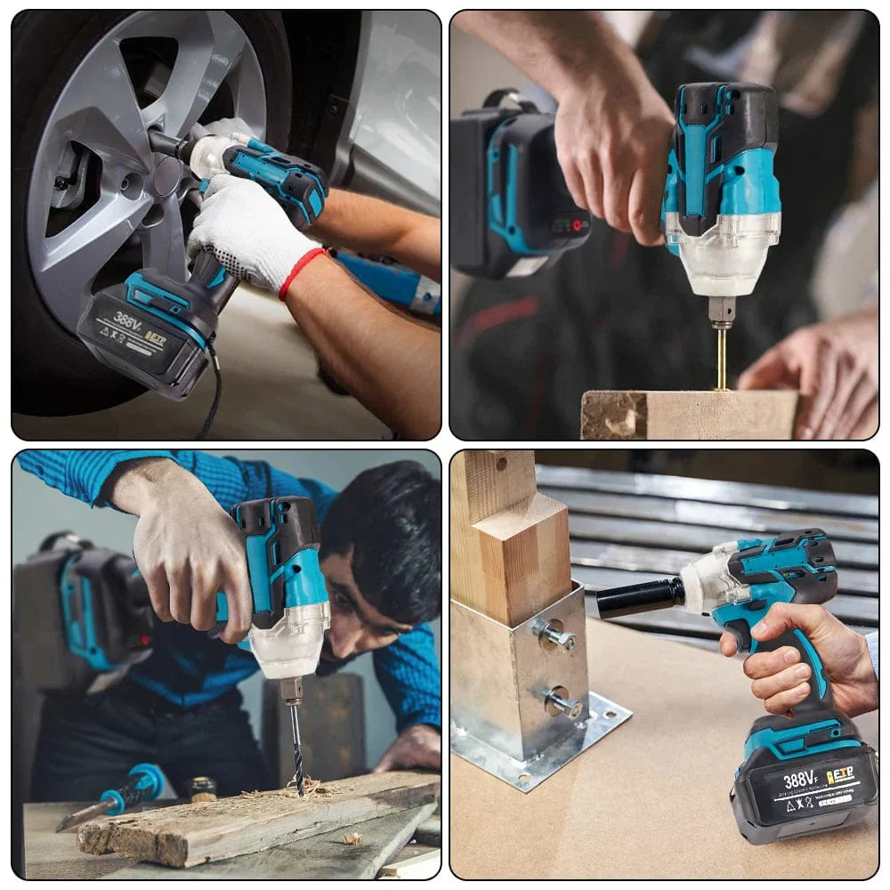 Accuboormachine met Slagfunctie – Perfect voor Werkplaats en Garage 