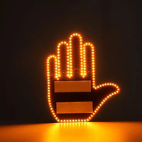 Señalización LED a Control Remoto Para Ventana Trasera — Gestos y Mensajes Luminosos 