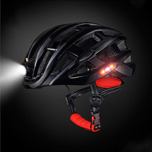 Casco da Bicicletta Intelligente con Luce LED — Massima Sicurezza e Visibilità 