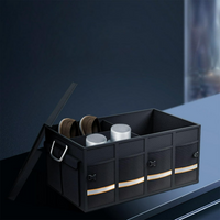 منظم صندوق السيارة ذو السعة الكبيرة - مقصورات متعددة وثبات تام