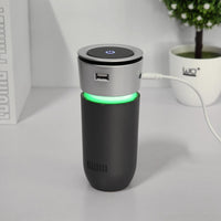 Purificatore D'aria Ionizzatore Portatile Per Auto Con Cavo USB — Elimina Odori E Inquinanti 