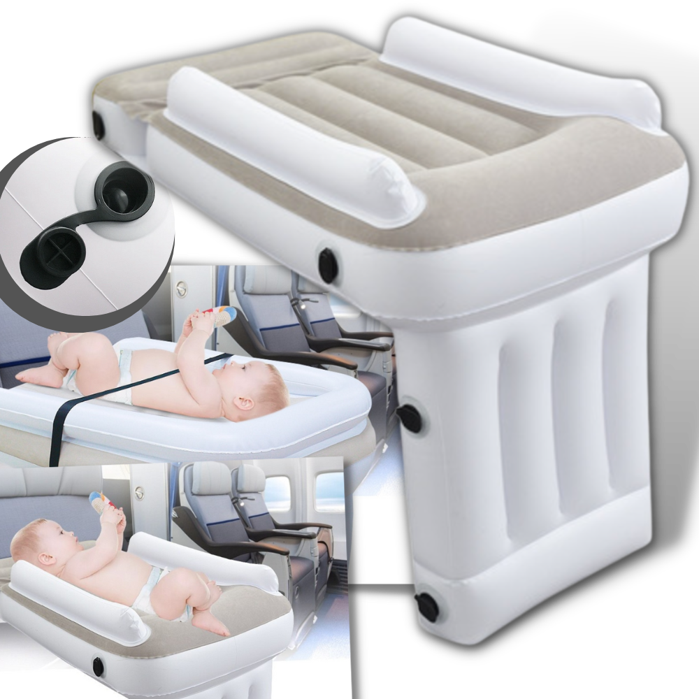 Detská nafukovacia posteľ - cestovné pohodlie a rýchla inštalácia