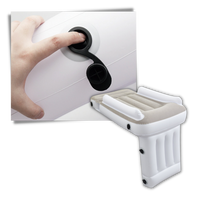 Detská nafukovacia posteľ - cestovné pohodlie a rýchla inštalácia