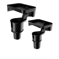 Bilopbevaringsstøtte – Integreret bakke og kopholder 