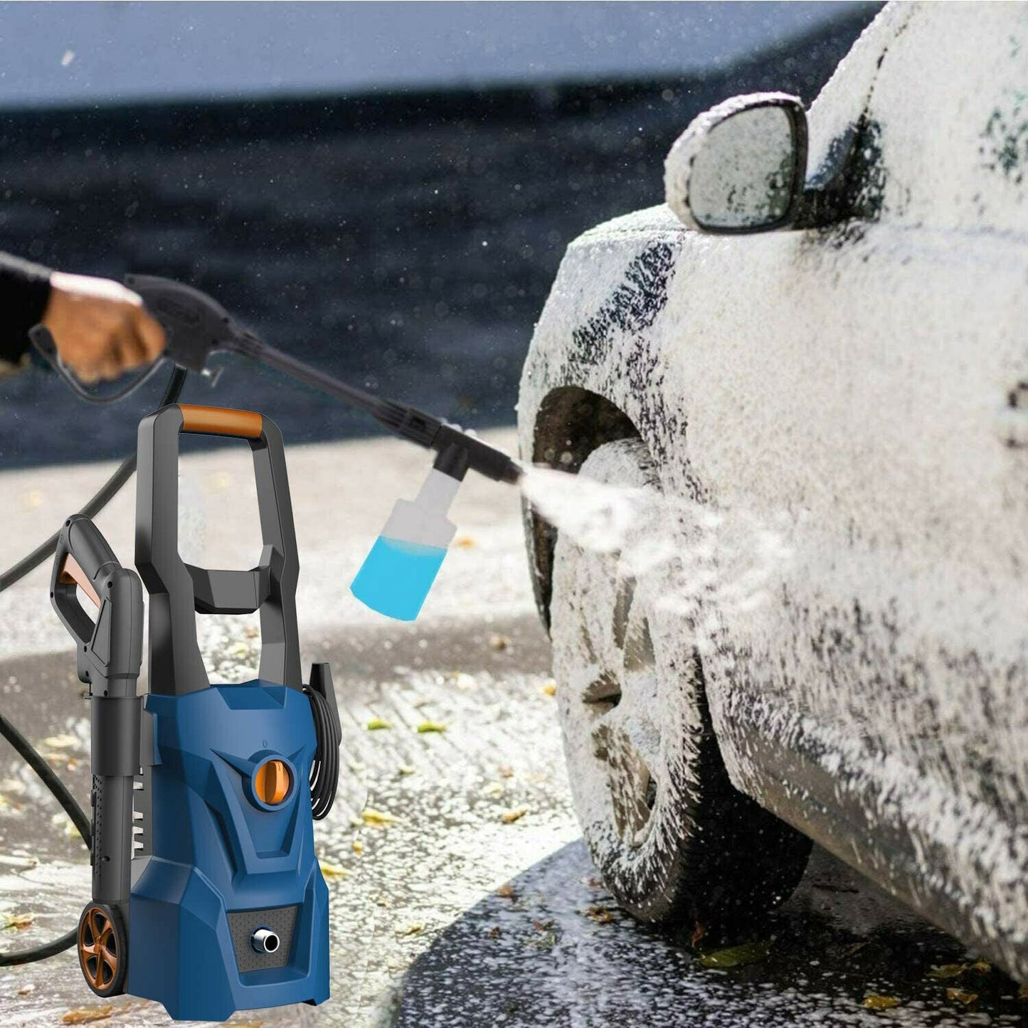 Electric High Pressure Cleaner — 3000 PSI Power For Intensive Cleaning 