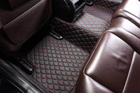 Alfombrillas de Coche Impermeables – Estilo Deportivo Negro y Rojo 