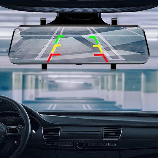 Connected Mirror With Dual Camera – Safer Driving 